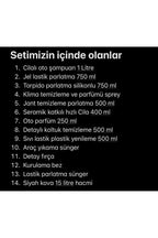 14’lü Premium Oto Bakım Seti – Siyah Kovalı