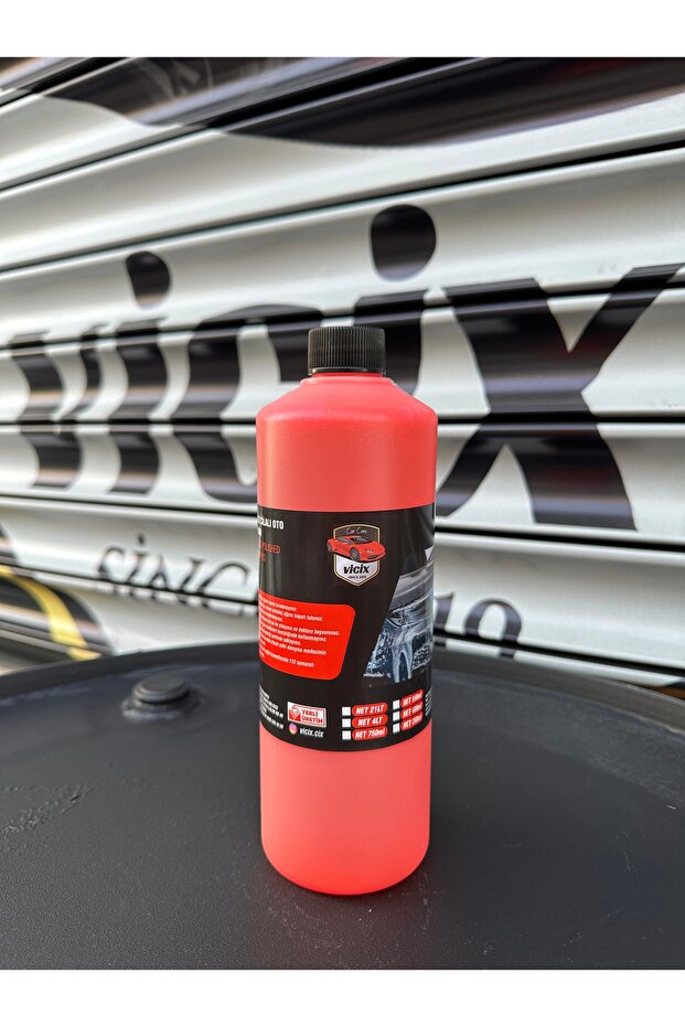 Hızlı Köpüren Renk Değiştiren Cilalı Pembe Oto Köpük 750 ml