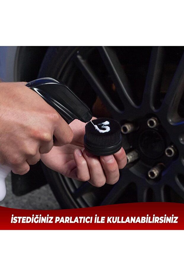 Yeni Nesil Mühürlü Lastik Parlatma Fırçası