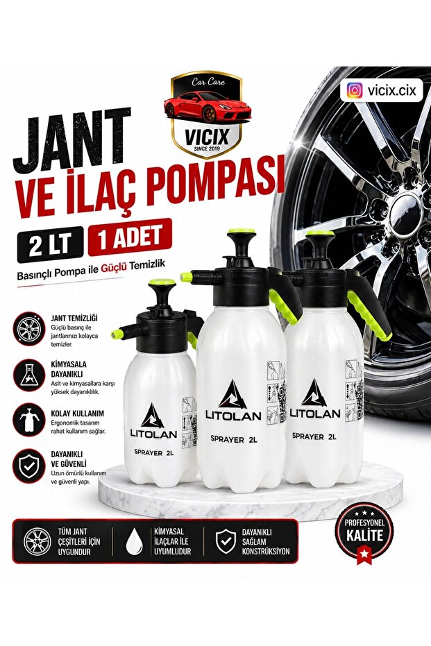 Jant Ve Ilaç Pompası 2 Lt 1 Adet