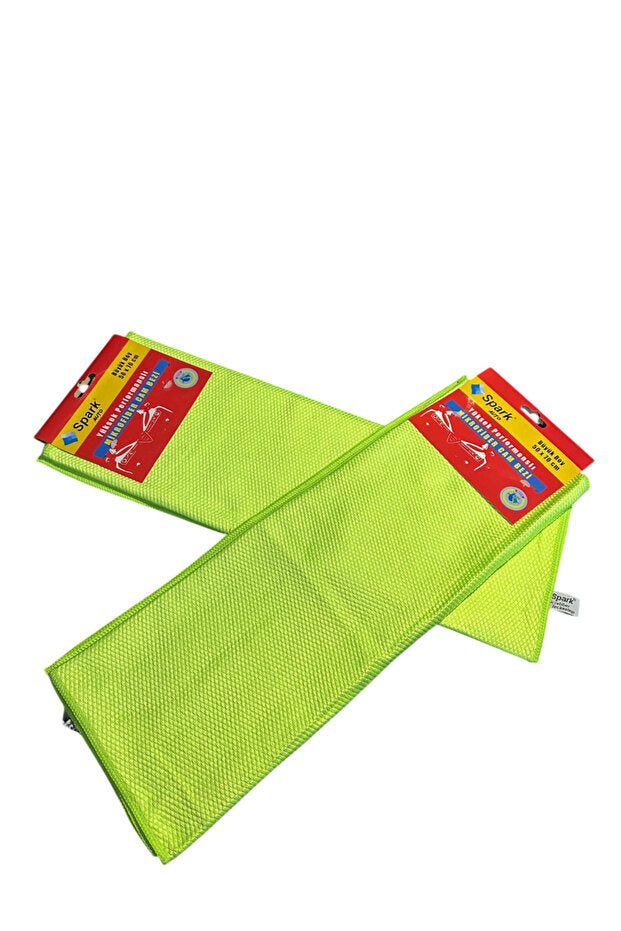 Mikrofiber Cam Bezi 50x70cm Yeşil (1 ADET)